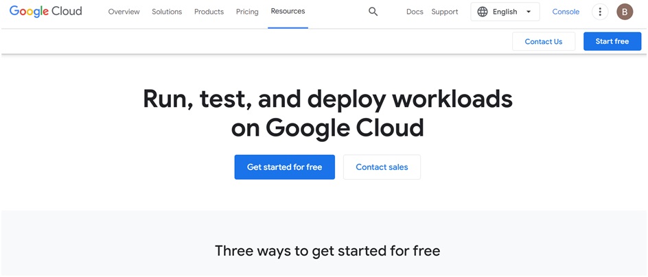 Google's Cloud Platform Company Logo