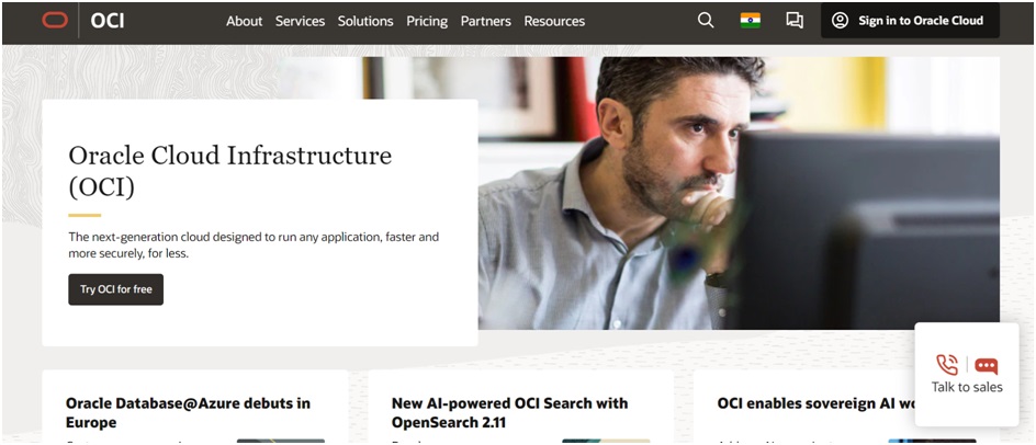 Oracle Cloud Company Logo