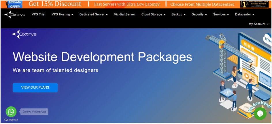 Oxtrys Website Development