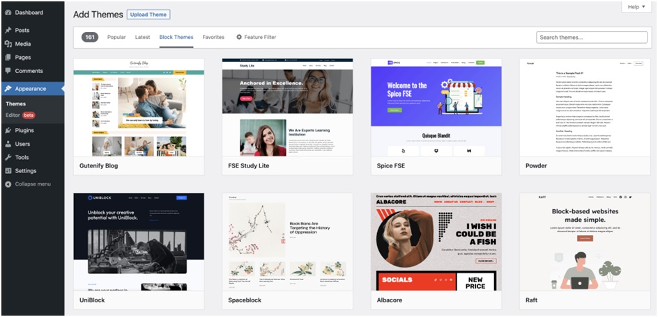 Wordpress Theme Design