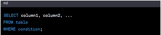 sql query